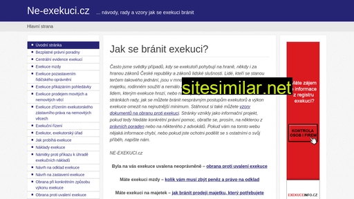 ne-exekuci.cz alternative sites