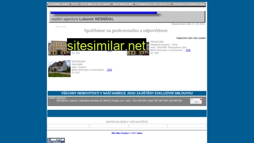 nesnidal-reality.cz alternative sites