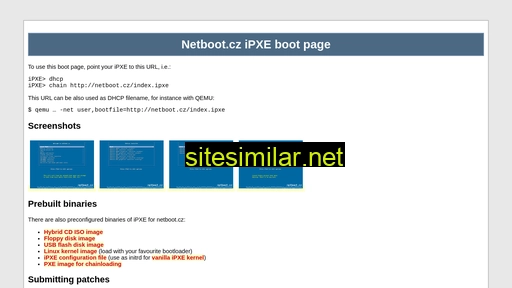 netboot.cz alternative sites