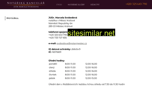 notarmestec.cz alternative sites