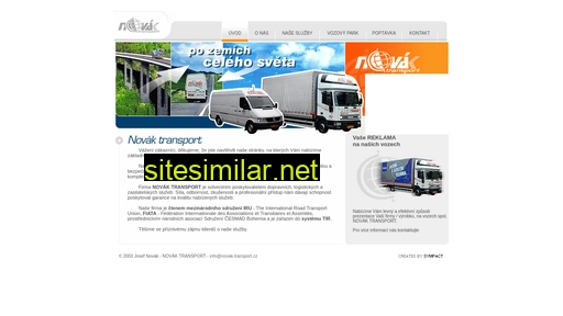 novak-transport.cz alternative sites