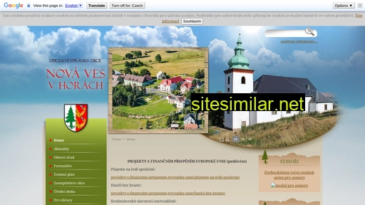 novavesvhorach.cz alternative sites