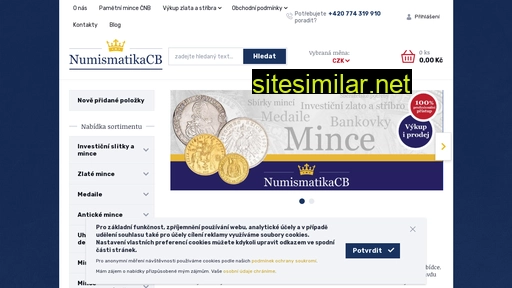 numismatikacb.cz alternative sites