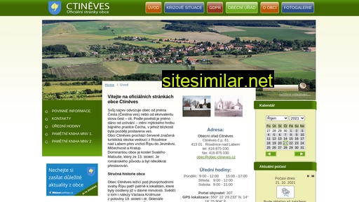 obec-ctineves.cz alternative sites