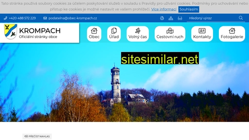 obec-krompach.cz alternative sites