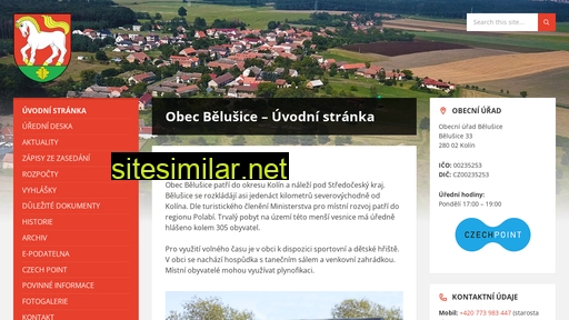 obecbelusice.cz alternative sites