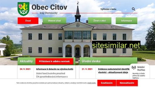 obeccitov.cz alternative sites
