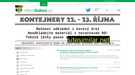 obecdubno.cz alternative sites