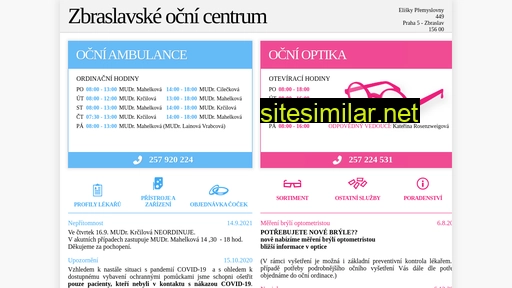 ocnizbraslav.cz alternative sites
