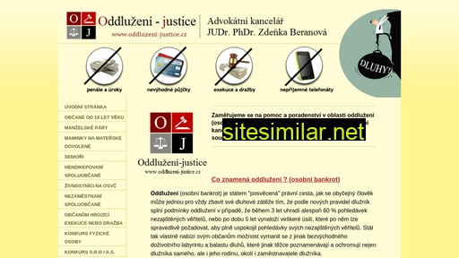 oddluzeni-justice.cz alternative sites