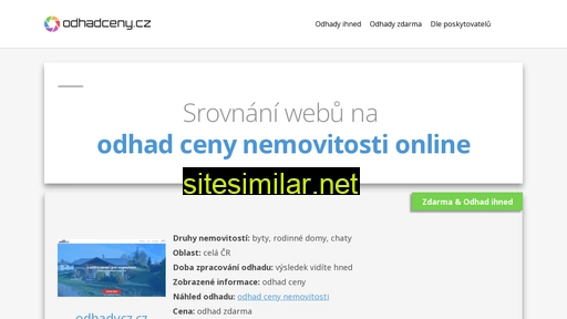 odhadceny.cz alternative sites