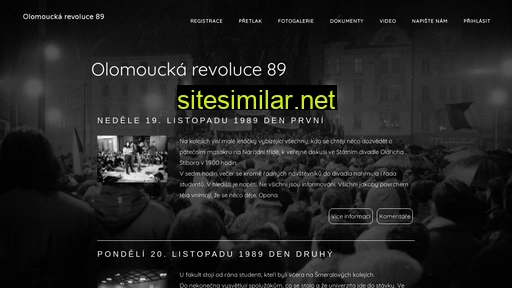 Olomouckarevoluce89 similar sites