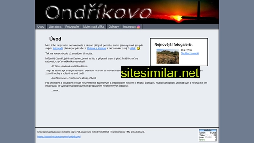 ondrikovo.cz alternative sites