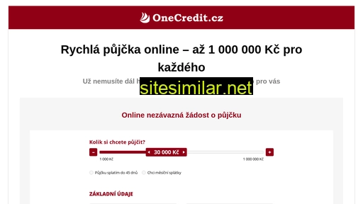 onecredit.cz alternative sites