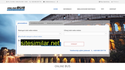 onlinebus.cz alternative sites