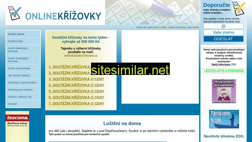 onlinekrizovky.cz alternative sites