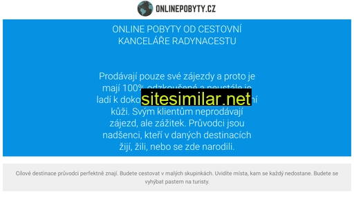 onlinepobyty.cz alternative sites