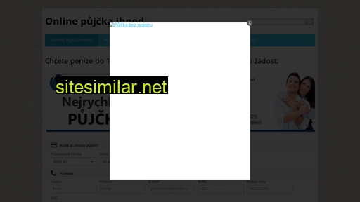 onlinepujcka-ihned.cz alternative sites