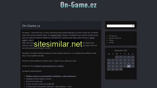 on-game.cz alternative sites