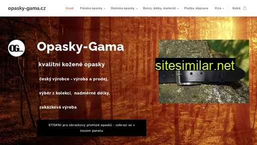 opasky-gama.cz alternative sites