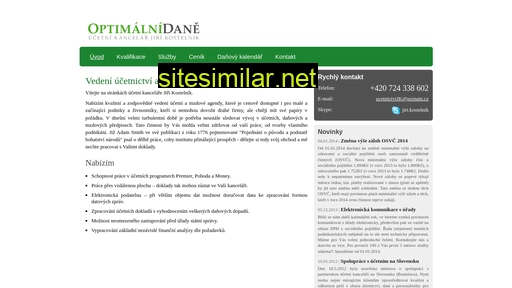 optimalnidane.cz alternative sites