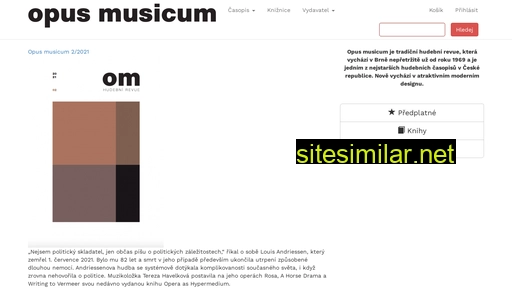 opusmusicum.cz alternative sites