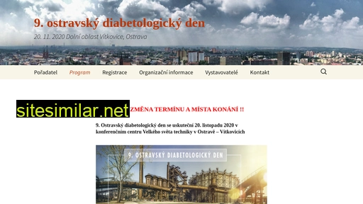 ostravskydiabetologickyden.cz alternative sites