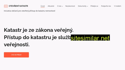 otevrenykatastr.cz alternative sites