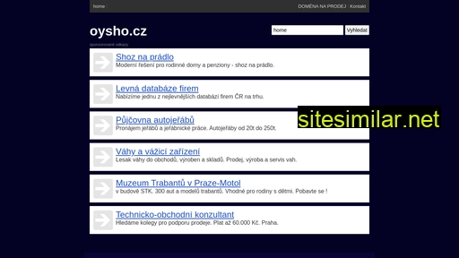 oysho.cz alternative sites