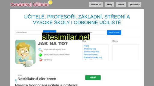 oznamkujucitele.cz alternative sites