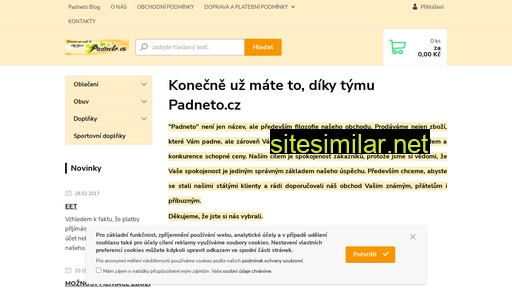 padneto.cz alternative sites