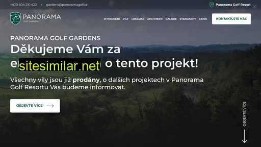 panoramagolfgardens.cz alternative sites