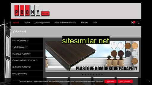 parapetyshop.cz alternative sites