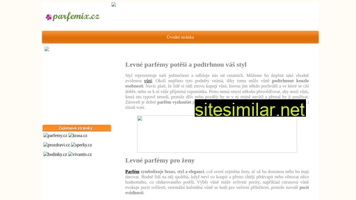 parfemix.cz alternative sites