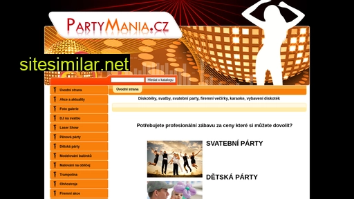 partymania.cz alternative sites