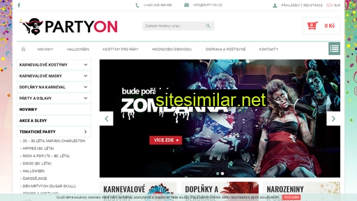 partyon.cz alternative sites