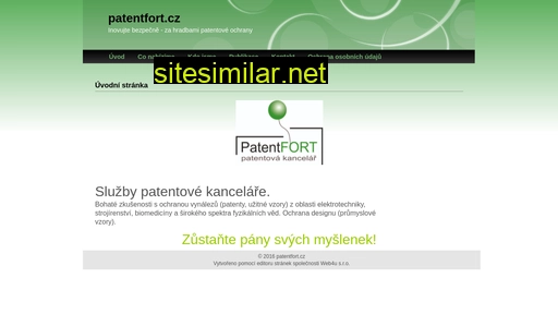 patentfort.cz alternative sites