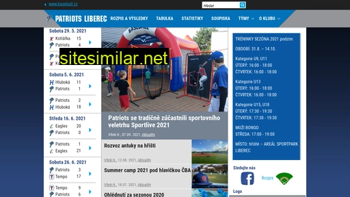patriots.baseball.cz alternative sites