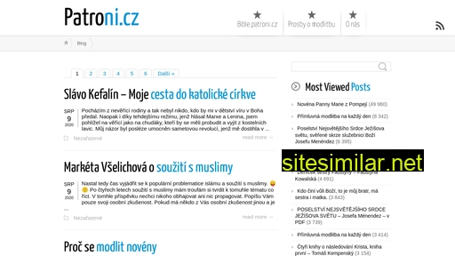 patroni.cz alternative sites
