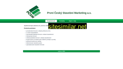 pcsm.cz alternative sites