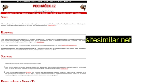 pechacek.cz alternative sites