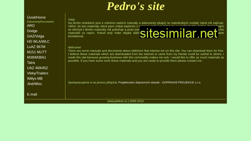 Pedros similar sites