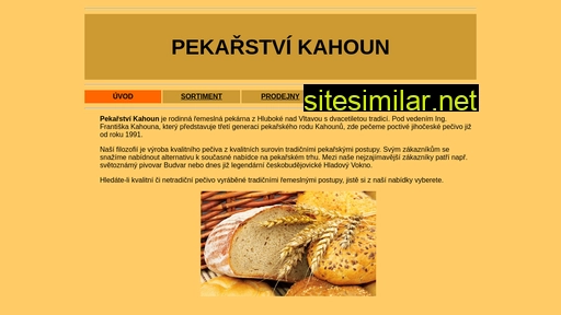 pekarstvikahoun.cz alternative sites