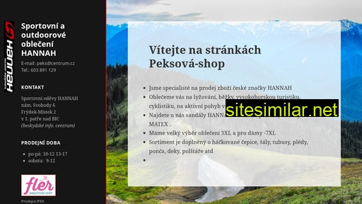 peksova-shop.cz alternative sites