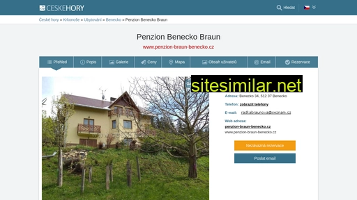 penzion-braun-benecko.cz alternative sites