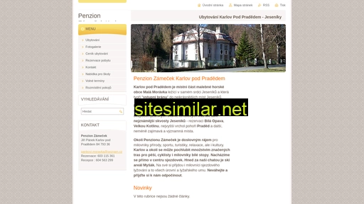 penzion-zamecek.cz alternative sites