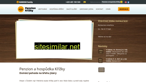 penzionkrizky.cz alternative sites