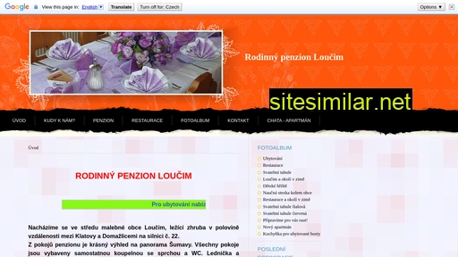penzionloucim.cz alternative sites