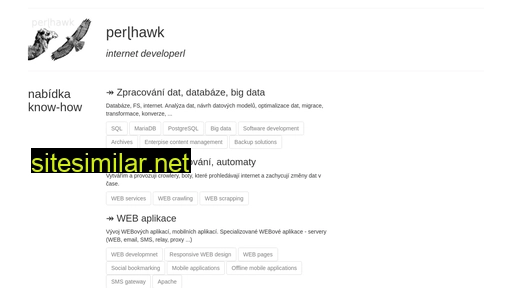 perlhawk.cz alternative sites