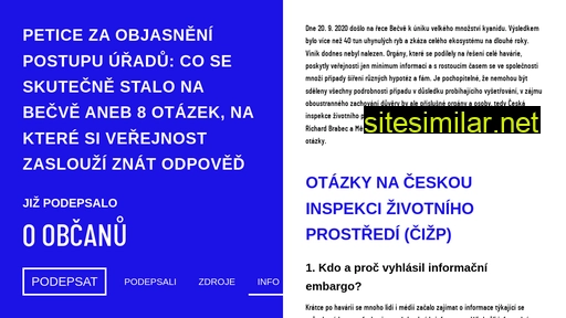 peticebecva.cz alternative sites
